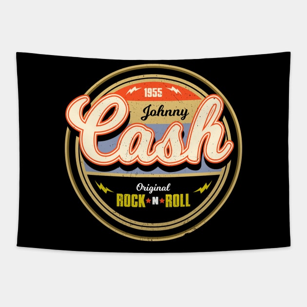 Johnny Cash Tapestry by VizRad