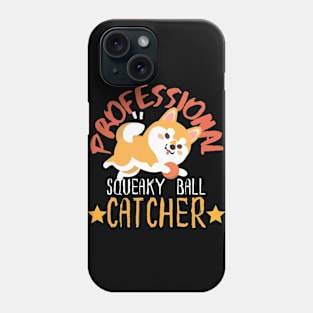 Professional Squeaky Ball Catcher, Cute Kawaii Shiba Inu Phone Case