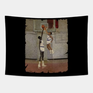 Manute Bol (231cm) and Spud Webb (168cm) Tapestry