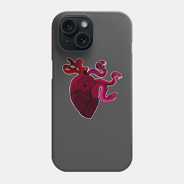 Medusa heart Phone Case by Artidote.7