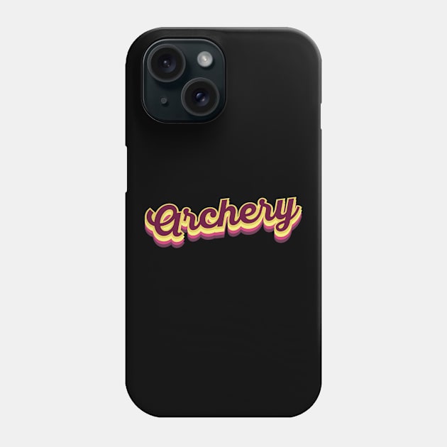 Retro Archery Phone Case by neodhlamini