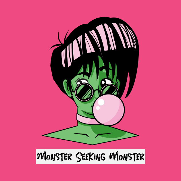 Halloween Frankenstein Girl with Bubblegum by Alaskan Skald