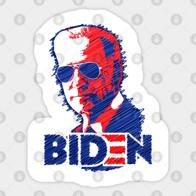 Joe Biden Aviator Sunglasses Biden Sticker Teepublic