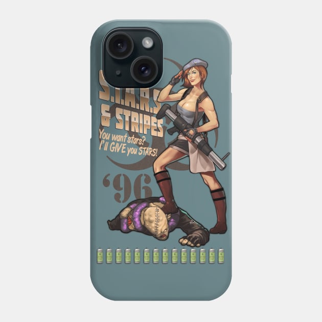 Valentine Bombshell Phone Case by Ninjaink