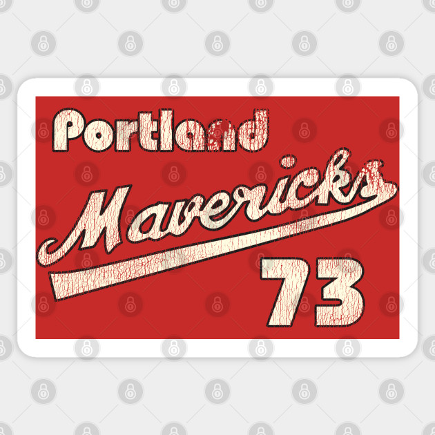 darklordpug Portland Mavericks Retro Defunct Baseball Jersey T-Shirt