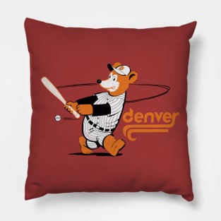 Defunct Denver Bears Minor League Baseball 1982 Pillow