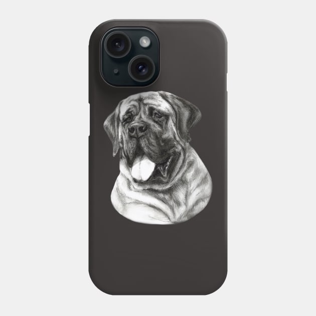 Mastiff Phone Case by animalpaintings