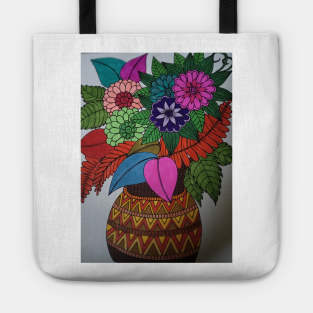 Flowers Vase T-shirt Tote