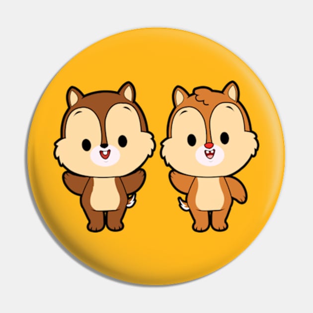 Chip and Dale Pin by liora natalia