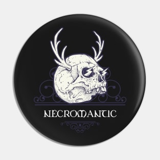 Necromantic Warlock Sorcerer Wizard Dungeons Crawler and Dragons Slayer Pin