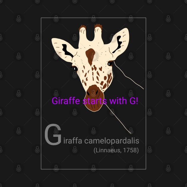 Giraffe starts with G! by Namwuob