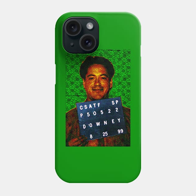 Robert Downey Jr Mugshot Phone Case by SABREart