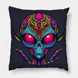 Aesthetic Alien Pillow