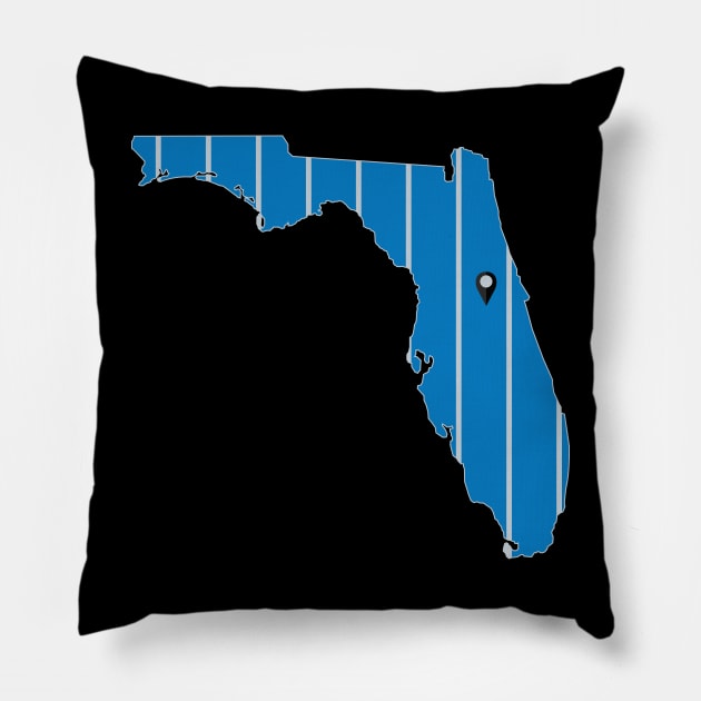 Orlando Basketball Pillow by doctorheadly