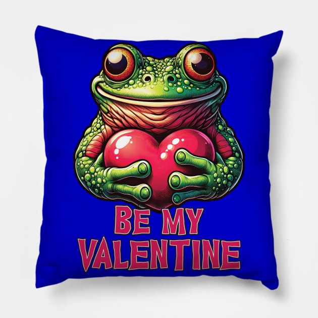 Frog Prince 39 Pillow by Houerd