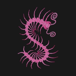 Pink Sapphire Centipede T-Shirt