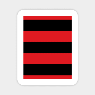 CRF Flamengo  Red and Black Hoops Magnet