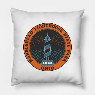 MARBLEHEAD LIGHTHOUSE STATE PARK LAKE ERIE OHIO Pillow