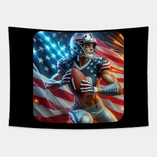 American Woman NFL Football Player #2 Tapestry