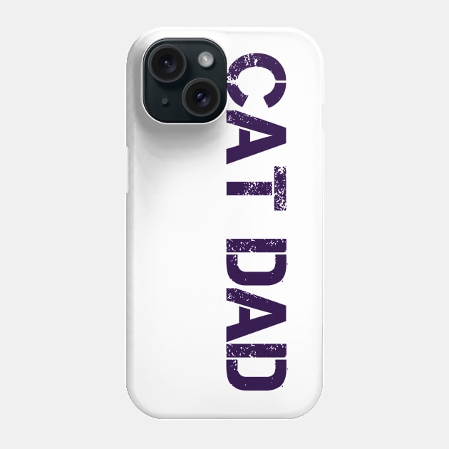 Cat Dad Phone Case by VellArt