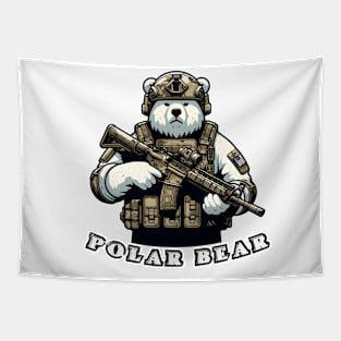 Tactical Polar Bear Tapestry