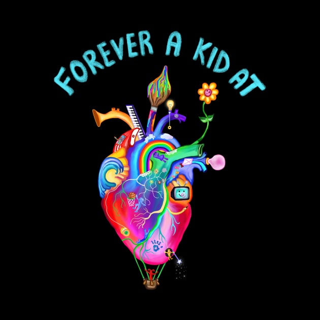 Forever A Kid At Heart by Art by Deborah Camp