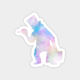 Watercolor Hitchhiking Ghost Magnet