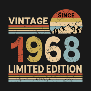 Vintage Since 1968 Limited Edition 55th Birthday Gift Vintage Men's T-Shirt