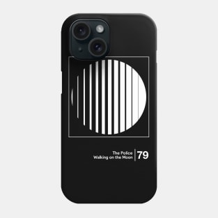 Walking on the Moon / Minimalist Graphic Artwork Design Phone Case