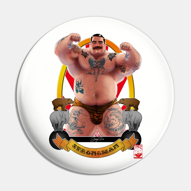 Circus Strongman 2018 Pin by JayGeeArt