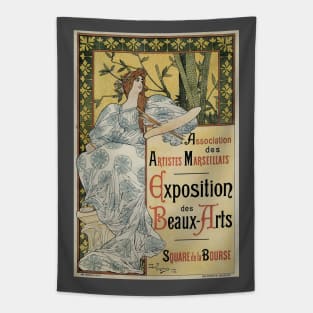 Exposition des Beaux Arts by David Dellepiane Tapestry