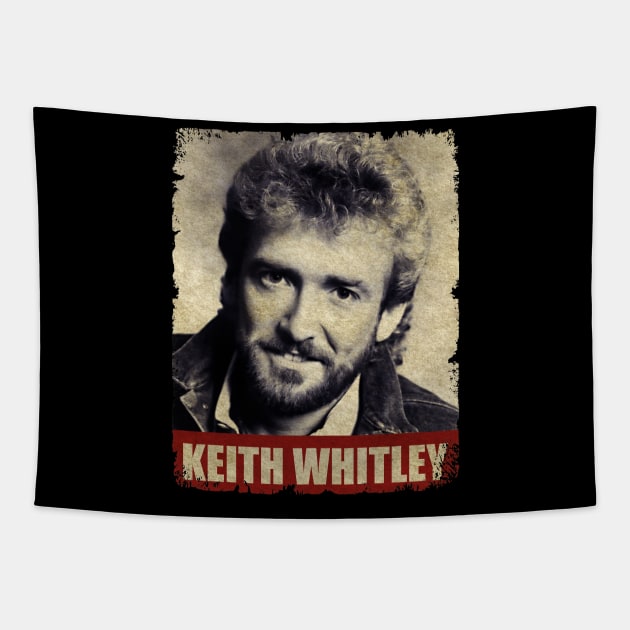Keith Whitley - RETRO STYLE Tapestry by Mama's Sauce