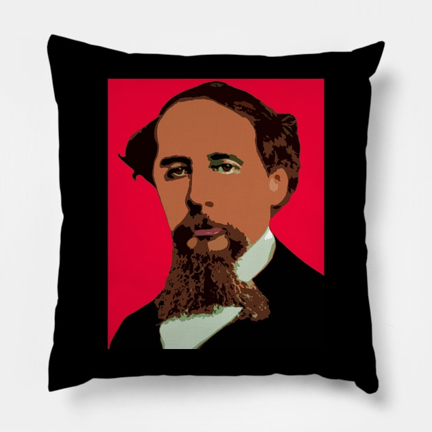 charles dickens Pillow by oryan80