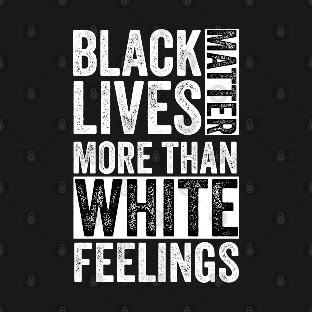 Black lives matter more than white feelings by dianoo