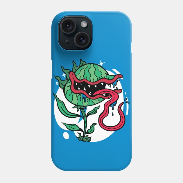 Funny Carnivorous Plant Cartoon Phone Case by SLAG_Creative