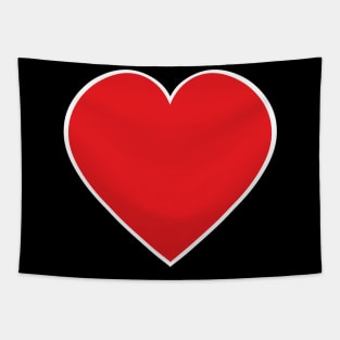 Red heart Tapestry