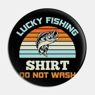 Lucky Fishing Shirt DO NOT WASH Retro Pin