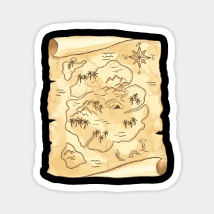 Treasure Map Magnet