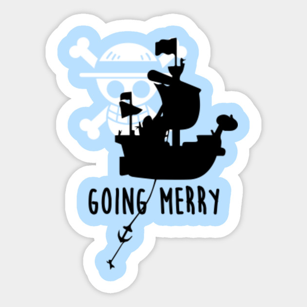 One Piece Merry One Piece Anime Sticker Teepublic