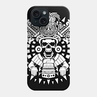 Statue mayan gold Phone Case