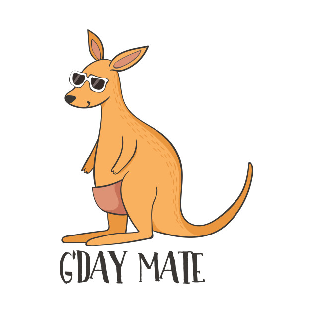 G Day Mate Australia Kangaroo T Shirt