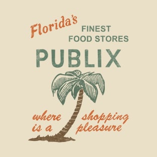 Publix - Vintage Store Logo Aesthetic T-Shirt