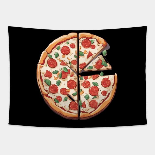 Pizza Lover Tapestry by animegirlnft