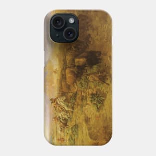 Buffalo Hunt by Charles Marion Russell Phone Case