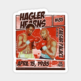 Hagler vs Hearns \\\ Retro Classic Comic Magnet