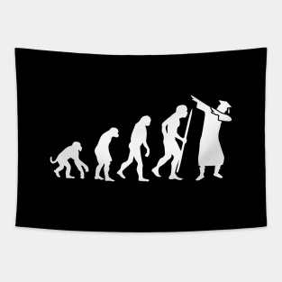 Evolution dab dabbing graduation college student Tapestry