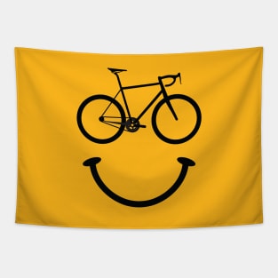 Bicycle Smiley Face Tapestry