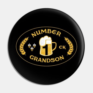 Number 1 Grandson Pin