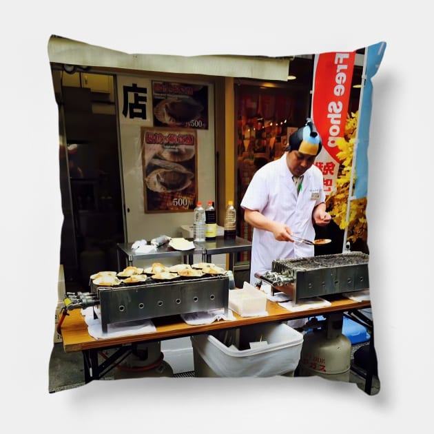 Osaka Street Food Pillow by AflipnCookie