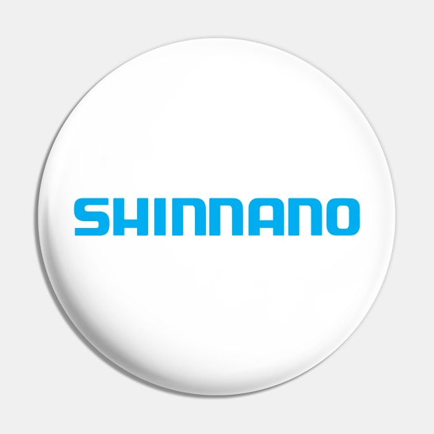 Fake Counterfeit Funny Shimano Logo Pin by Theokotos